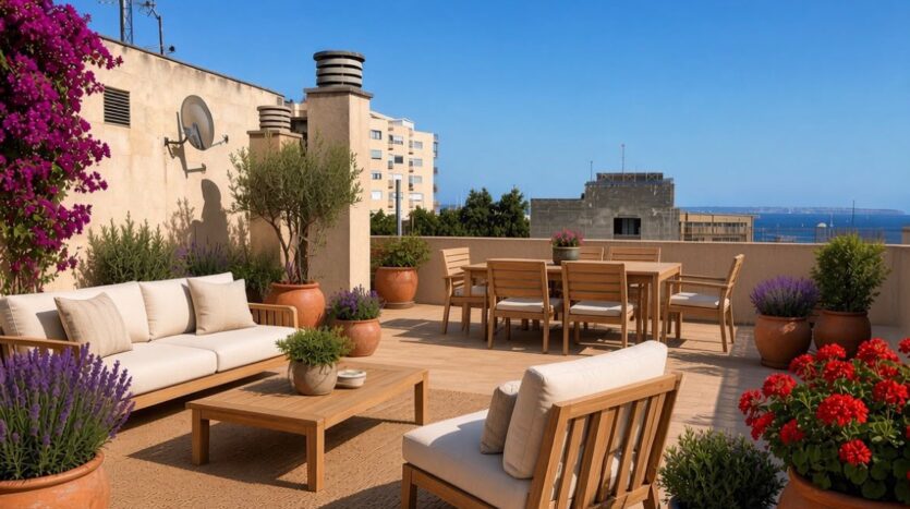 Top-floor apartment